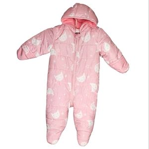 Baby Pink Snow Suit